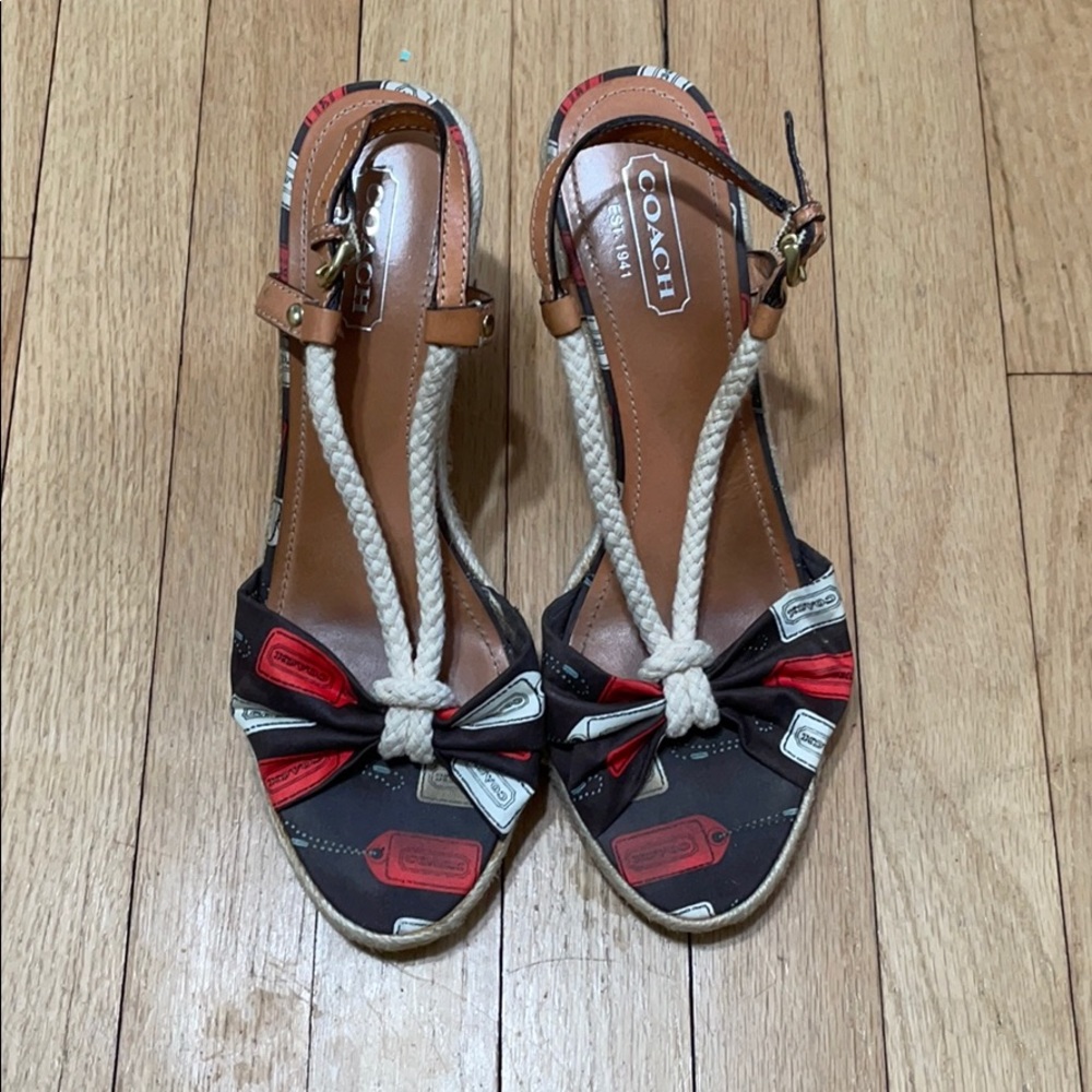 Coach espadrilles. Size 9.